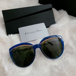 Christian Dior Blue and Pink Sunglasses